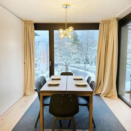 Mountain View Luxury Apartment At Interlaken West Station With Balcony, Ac And Bbq Appartement Interlaken