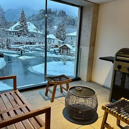 Mountain View Luxury Apartment At Interlaken West Station With Balcony, Ac And Bbq Appartement Interlaken