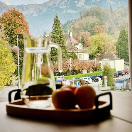 Appartement Mountain View Luxury Apartment At Interlaken West Station With Balcony, Ac And Bbq Interlaken