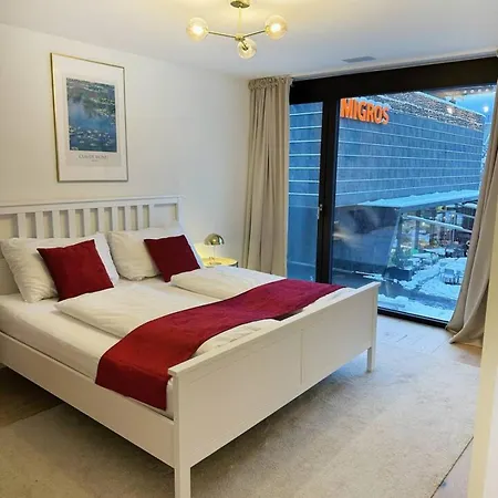 Appartement Mountain View Luxury Apartment At Interlaken West Station With Balcony, Ac And Bbq