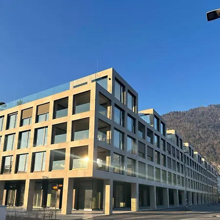 Mountain View Luxury Apartment At Interlaken West Station With Balcony, Ac And Bbq Appartement