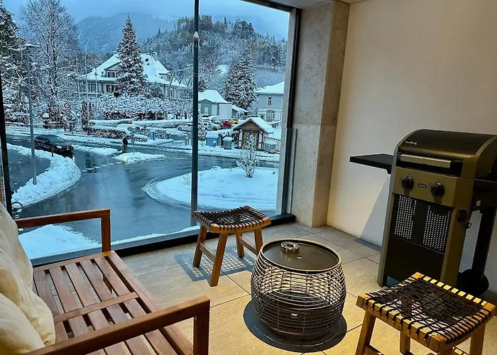 Modern With Balcony And Bbq At West Station Apartment Interlaken