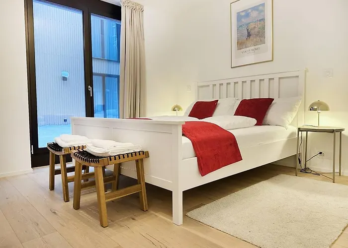 Modern With Balcony And Bbq At West Station 公寓 因特拉肯