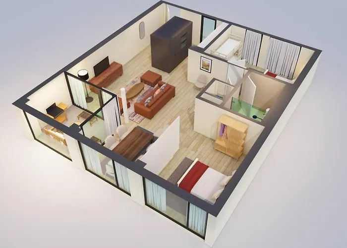 Apartment Modern With Balcony And Bbq At West Station