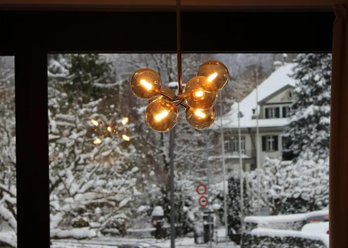 Modern With Balcony And Bbq At West Station Apartment Interlaken